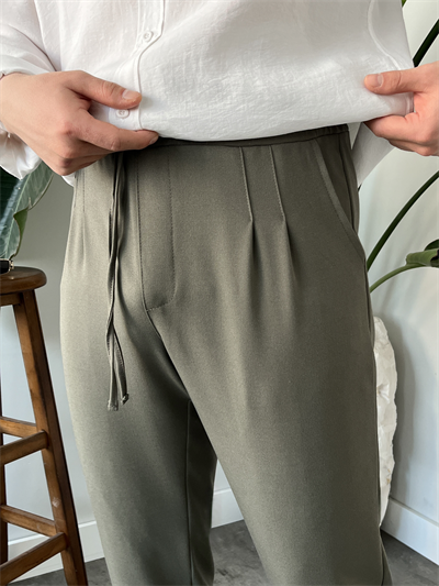 Çağla Duble Paça Kumaş Jogger Pantolon