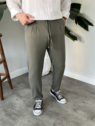 Çağla Duble Paça Kumaş Jogger Pantolon