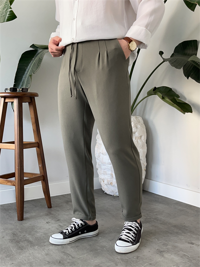 Çağla Duble Paça Kumaş Jogger Pantolon