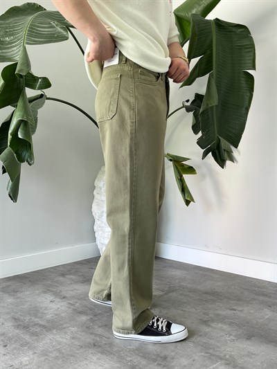 Çağla Kanvas Baggy Jean