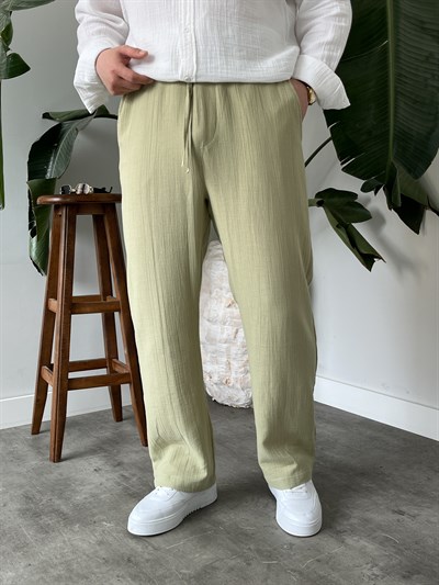 Çağla Premium Müslin Dokulu Baggy Pantolon