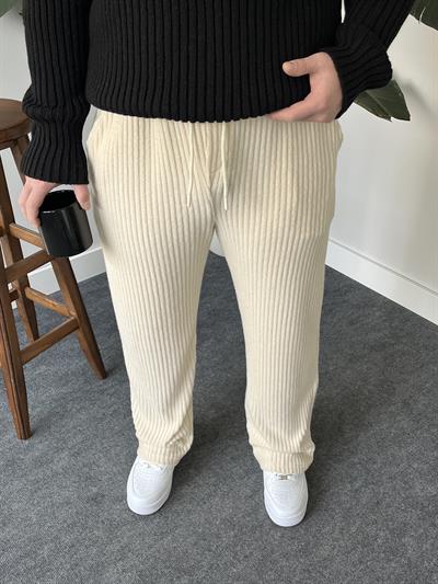 Corda Krem Fitilli Pantolon