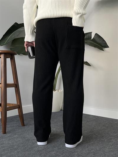 Corda Siyah Fitilli Pantolon