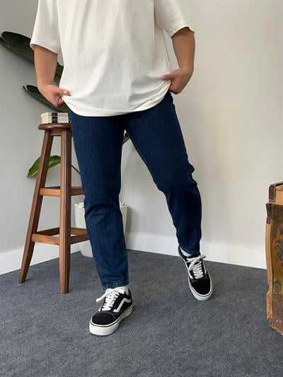 Dark Blue Boyfriend Jean