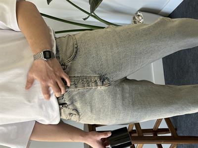 Dunn Eskitme Kar Yıkamalı Boyfriend Jean