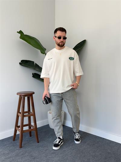Ekru British Oversize T-shirt
