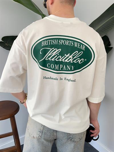 Ekru British Oversize T-shirt