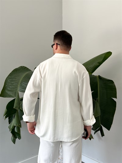Ekru Premium Modal Oversize Takım
