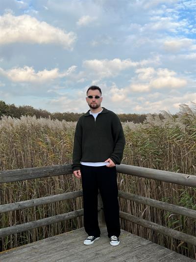 Elite Haki Zip Polo Oversize Örgü Kazak