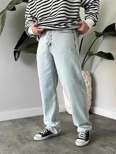 Froxy Kar Yıkamalı Baggy Jean