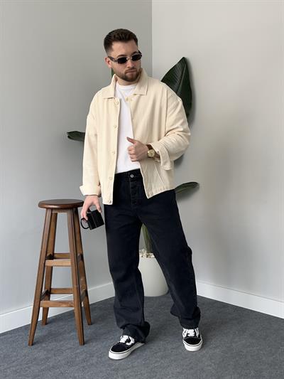 Krem Casual Ceket