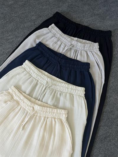 Norva Lacivert Keten Pantolon