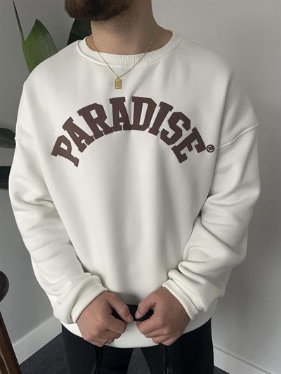 Paradise Beyaz Sweatshirt