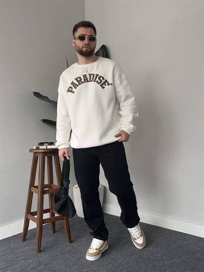 Paradise Beyaz Sweatshirt