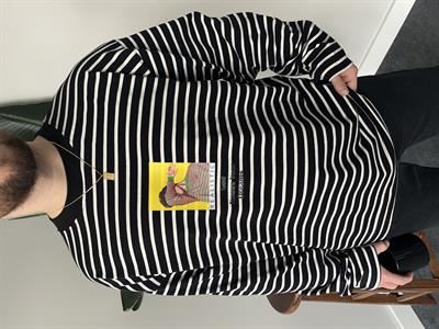 Realistic Çizgili Sweatshirt