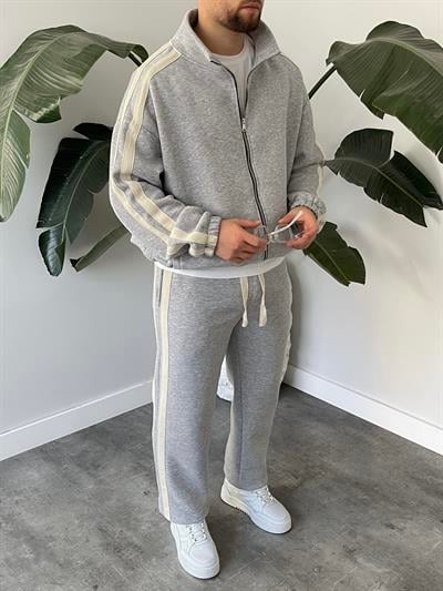 Rush Karmelanj Şeritli Oversize Eşofman Takımı