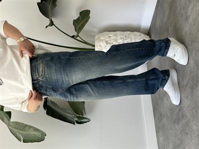 Rust Eskitme Taşlamalı Baggy Jean