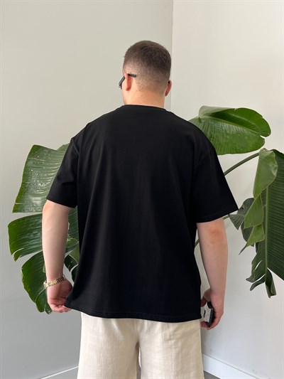 Siyah Basic Oversize Tişört