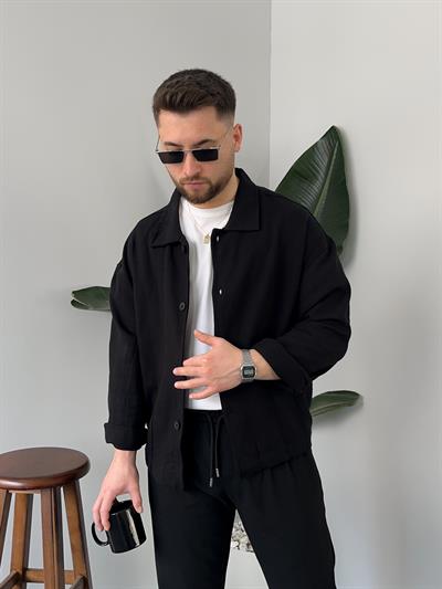 Siyah Casual Ceket