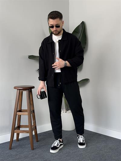 Siyah Casual Ceket