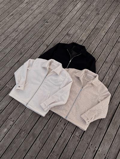 Siyah Cozy Touch Premium Kaşe Ceket