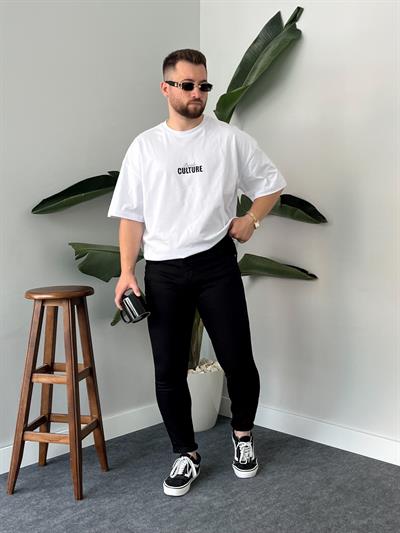 Siyah Likralı Slim Fit Pantolon
