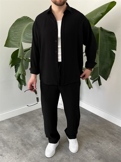 Siyah Premium Modal Oversize Takım