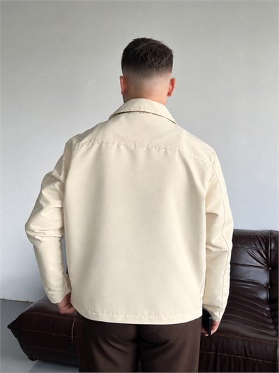 Venzi Krem Casual Ceket