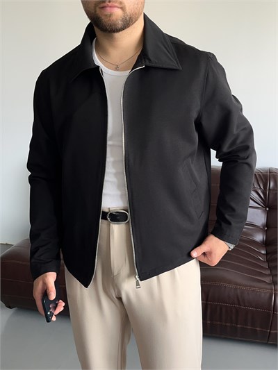 Venzi Siyah Casual Ceket