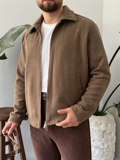 Vizon Kaşe Casual Ceket
