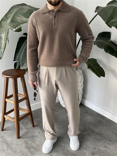 Vizon Soft Touch Polo Yaka Kazak