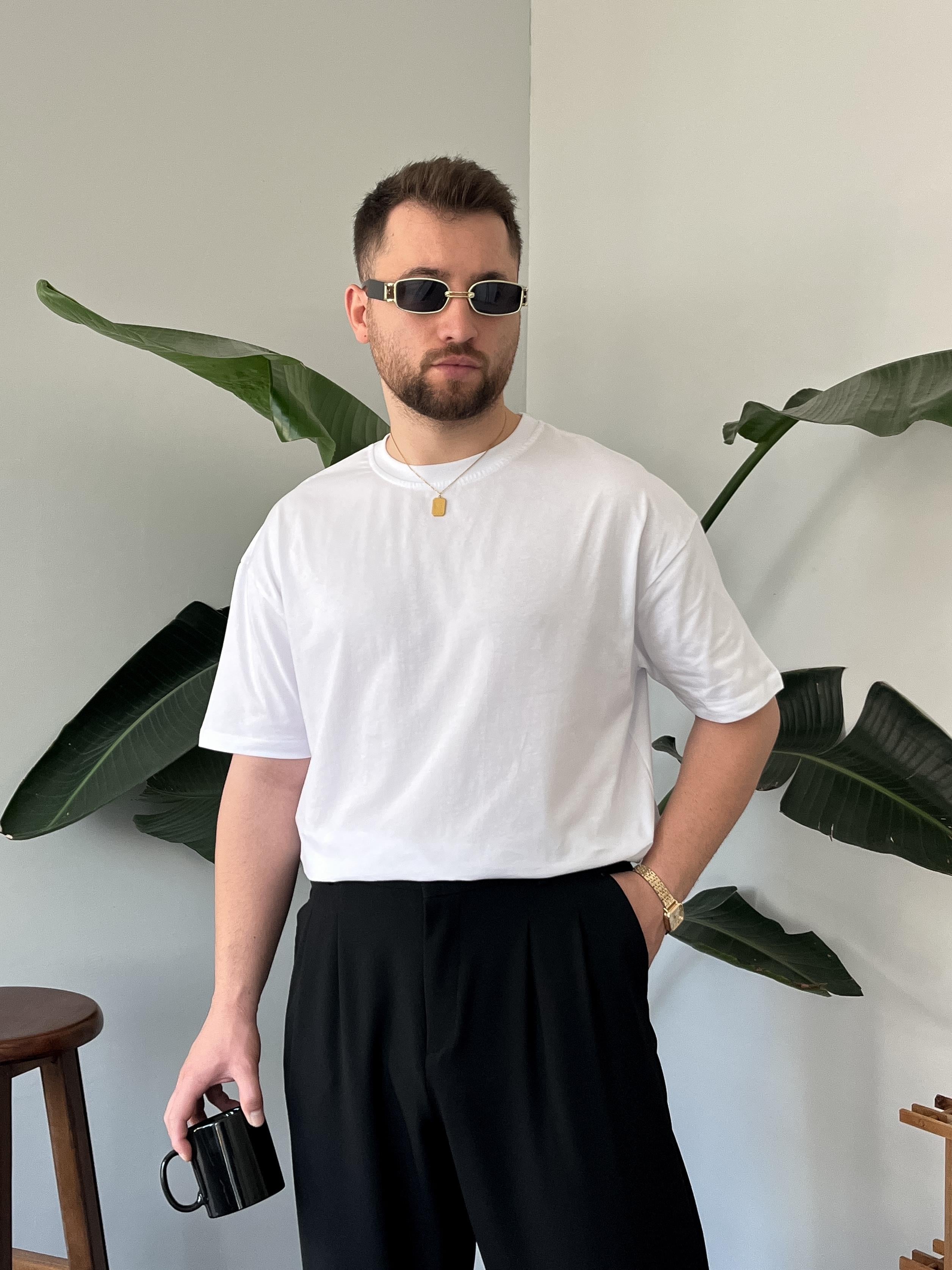 Beyaz Basic T-shirt