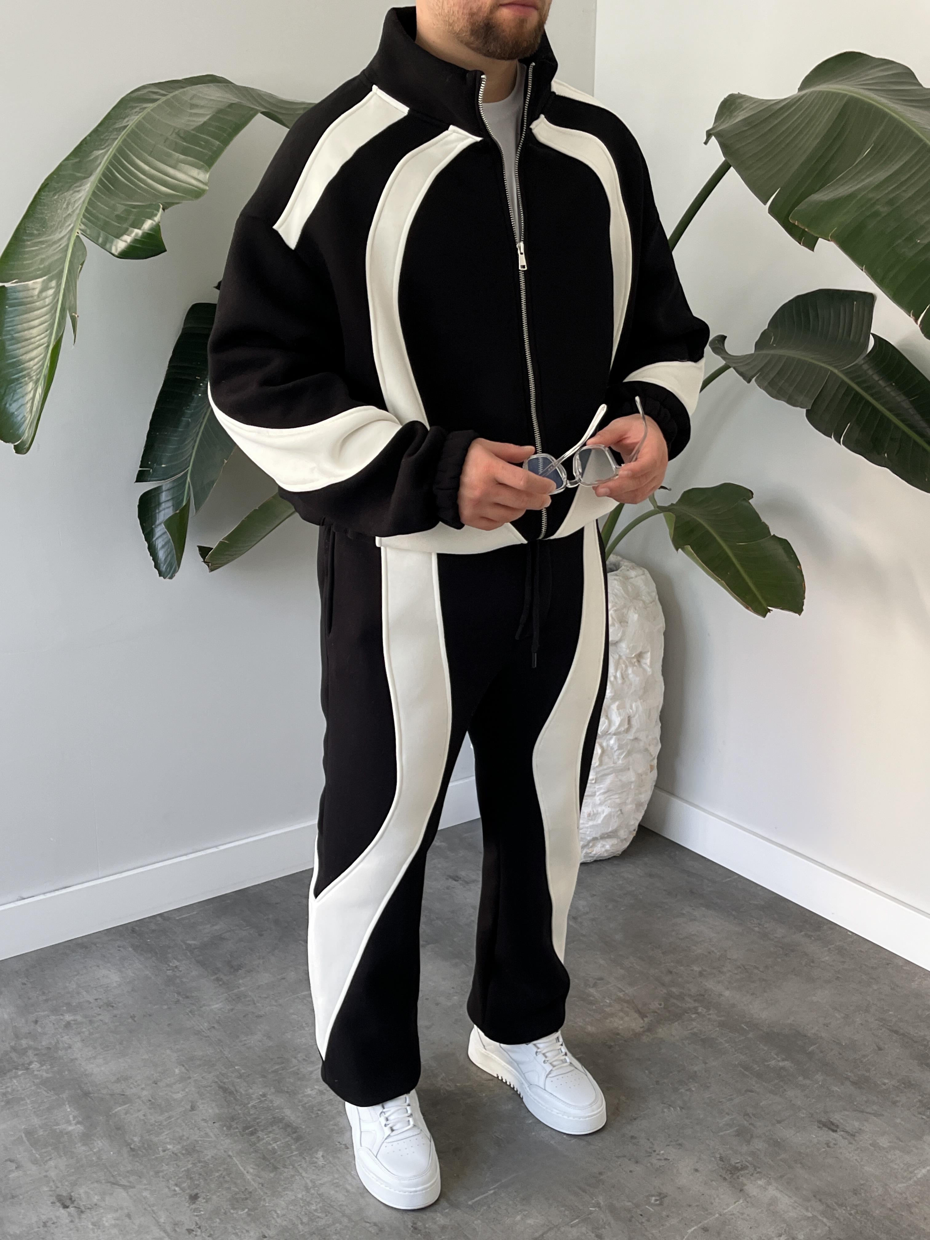 Nova Siyah Oversize Eşofman Takımı
