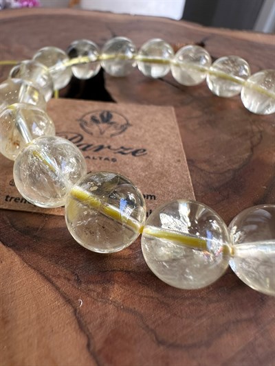 Limon Kuvars Doğaltaş Bileklik 10 mm 
