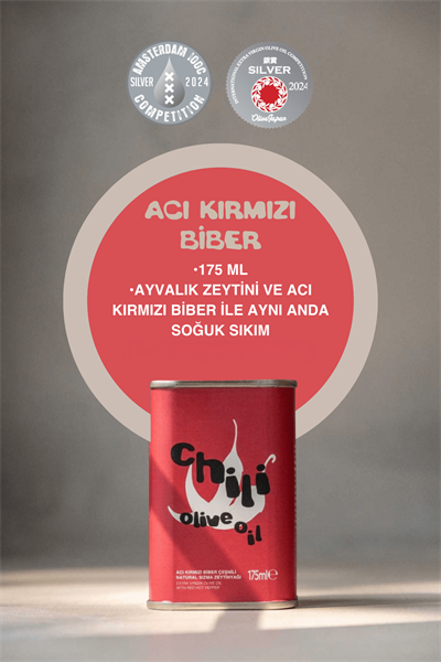 Roda Farm Acı Kırmızı Biber Çeşnili Natürel Sızma Zeytinyağı 175 ml