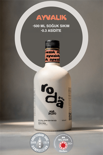 Roda Farm Ayvalık Şişe Natürel Sızma Zeytinyağı 500 ml