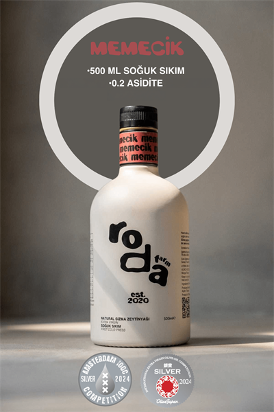 Roda Farm Memecik Şişe Natürel Sızma Zeytinyağı 500 ml