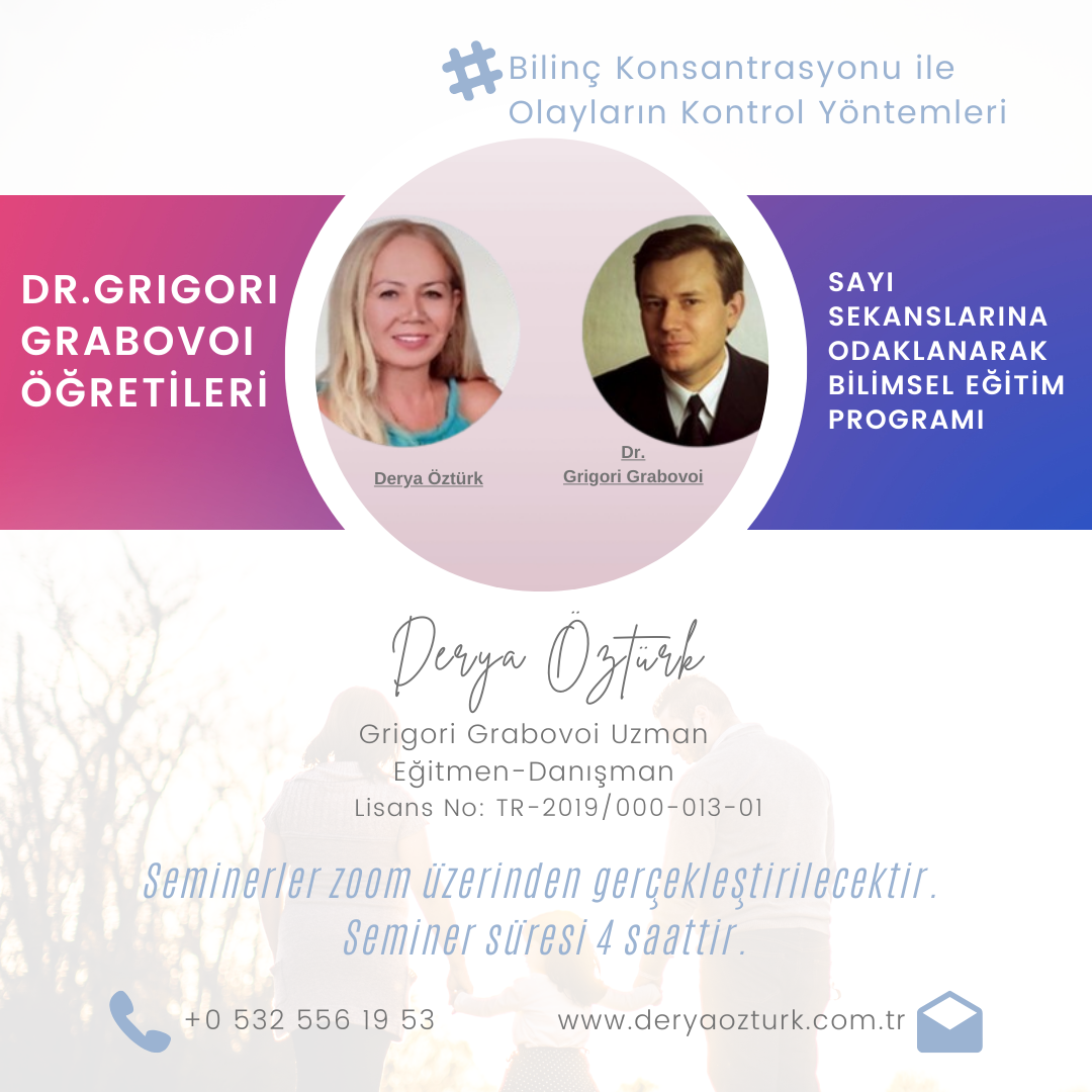 Bilinç Konsantrasyonu ile Olayların Kontrol Yöntemleri 