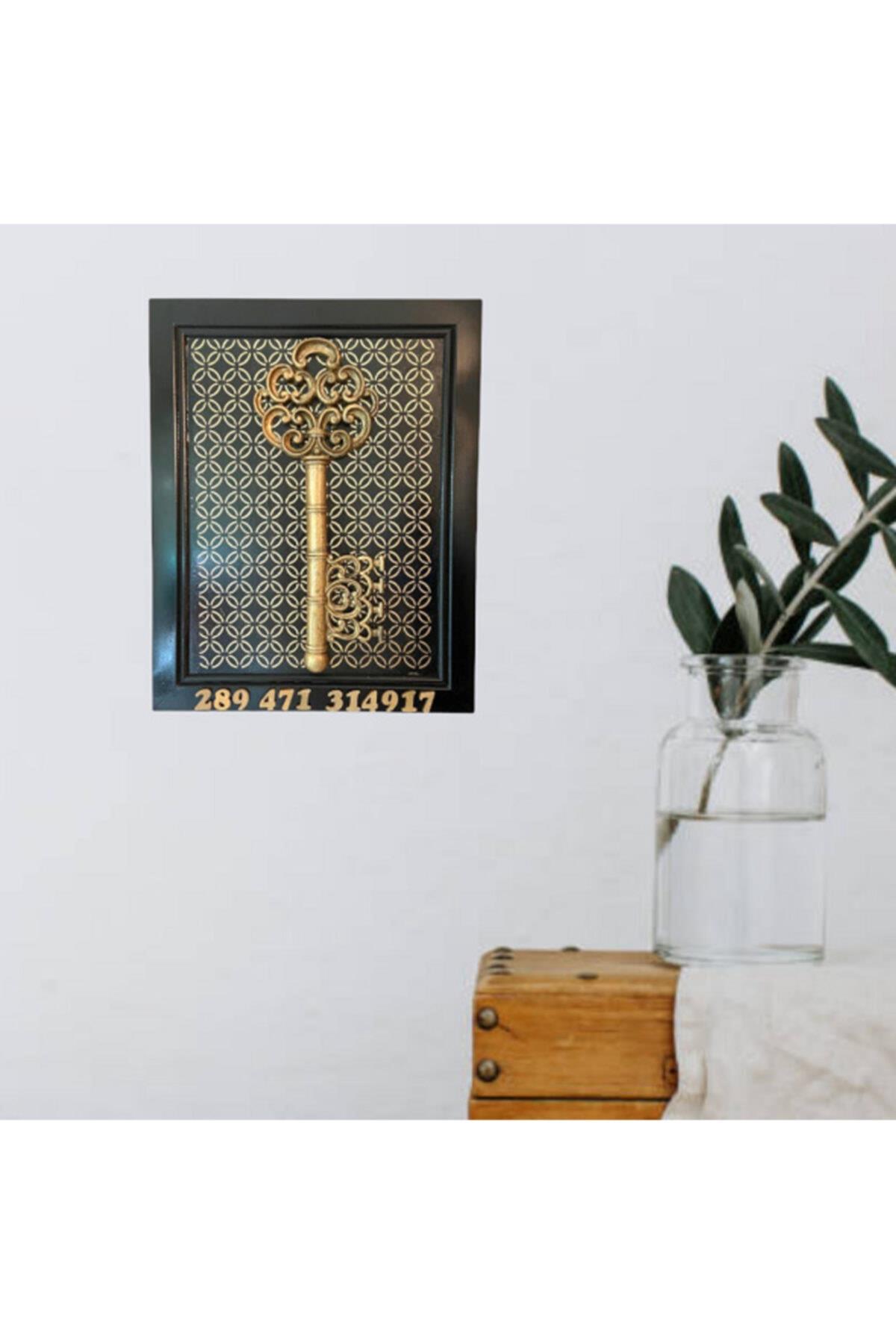 Altın Anahtar Tablo - Gold Renk