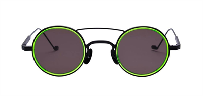 VANITY EFFECT LUCAS-2 SUN MATTE BLACK/LIME 18.LCS-II.MB-LM