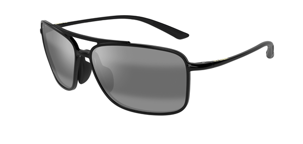 Maui Jim Touch ブラックサングラス MAUI JIM SUNGLASSES - S864 02 GRY CRUZEM BLACK GLOS