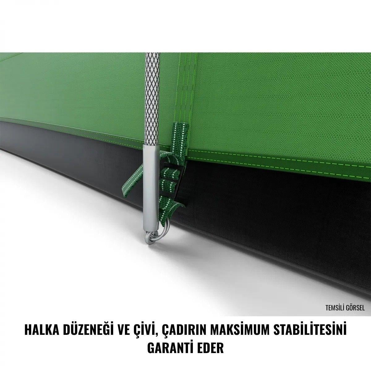 HUSKY Caravan 17 5 Kişilik Çadır (Yeşil)