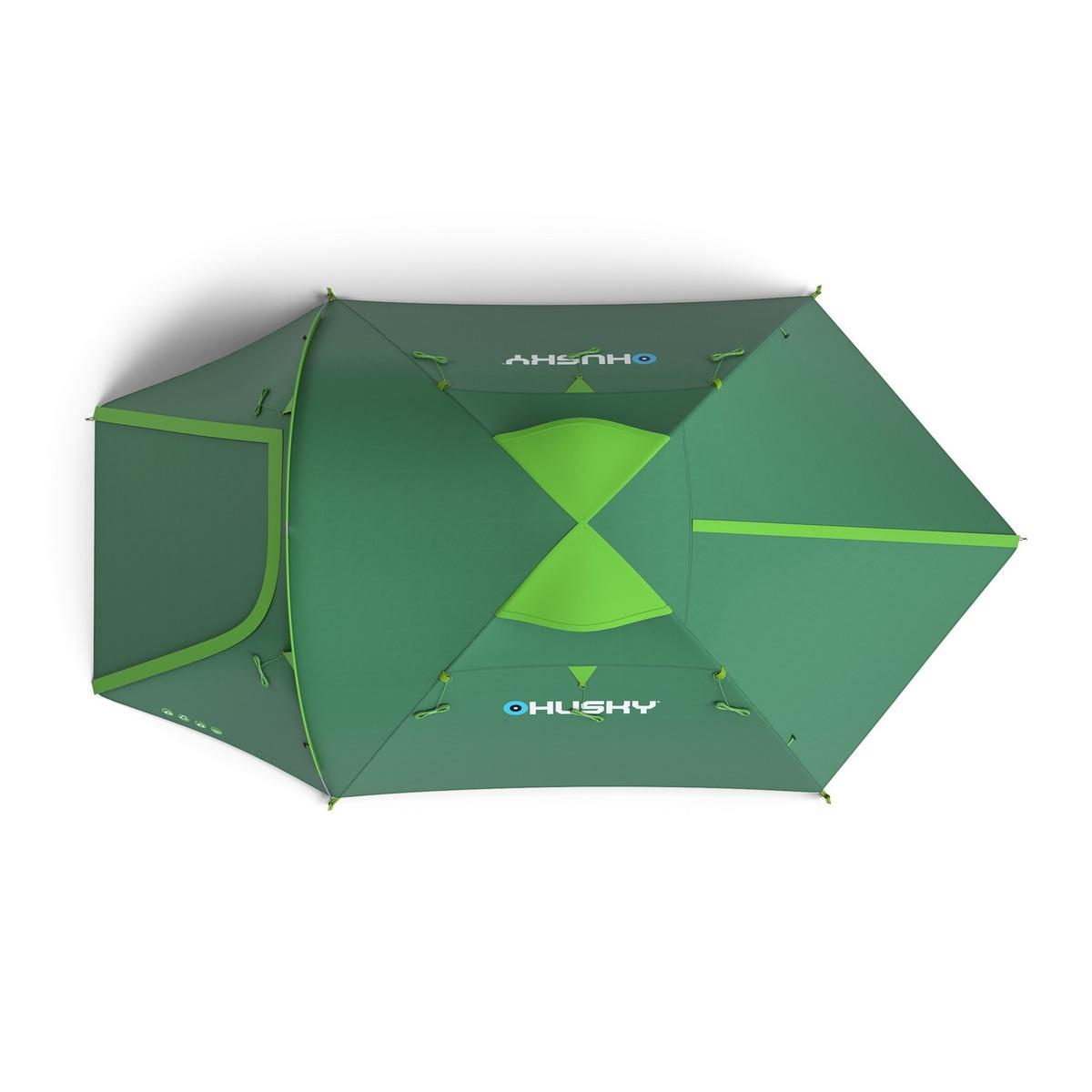 HUSKY Bizon Plus 3 Kişilik Çadır (Yeşil)
