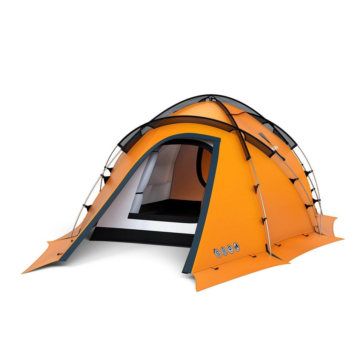 HUSKY Fighter 3-4 Kişilik Çadır (Turuncu)