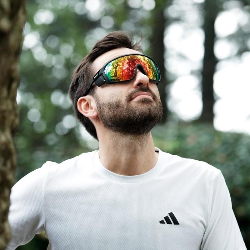 DEMON Alpen Spor Gözlüğü (Siyah Yeşil)