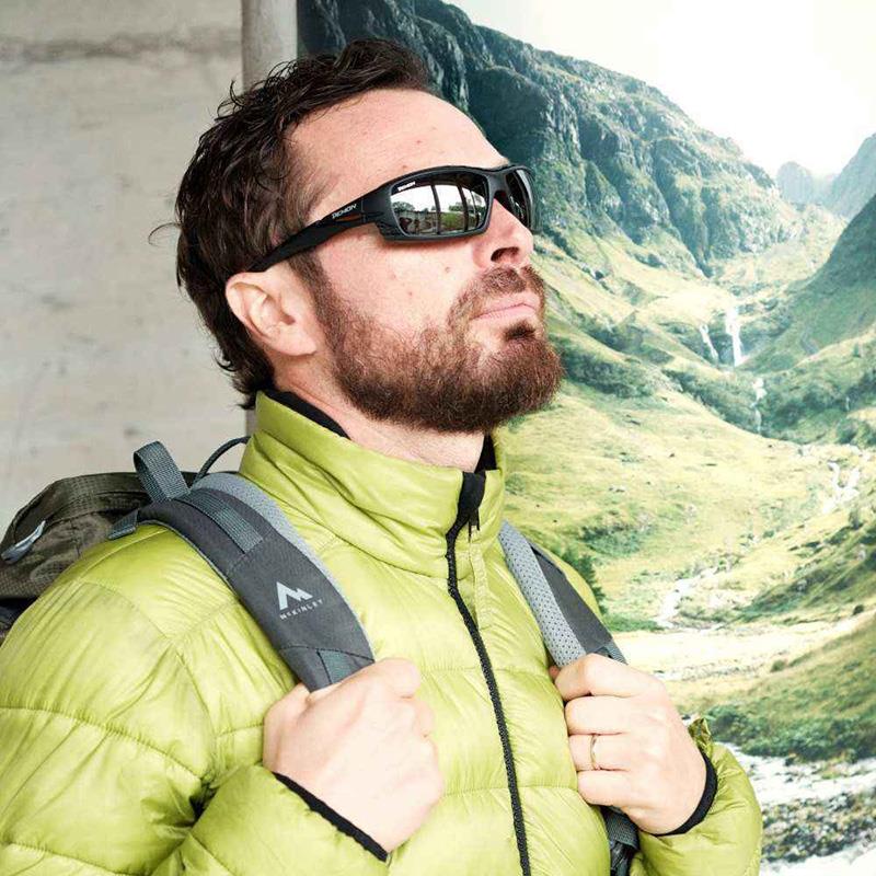 DEMON Outdoor Spor Gözlük (Siyah Kırmızı)