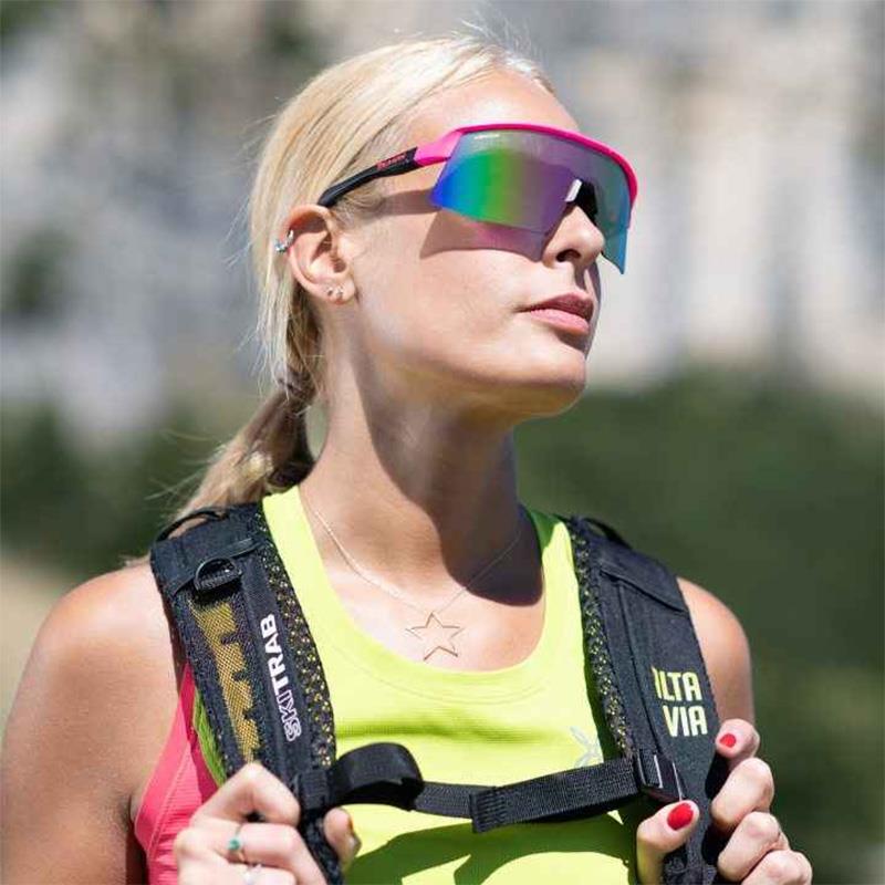 DEMON Roubaix Spor Gözlüğü (Pembe-Siyah)