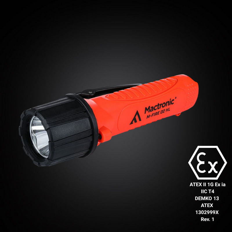 MACTRONIC M-FIRE 02 HL Atex El Feneri 290 Lümen