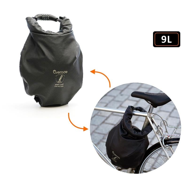 OVERADE Loxi Kilitli Bisiklet Çantası (9 L)