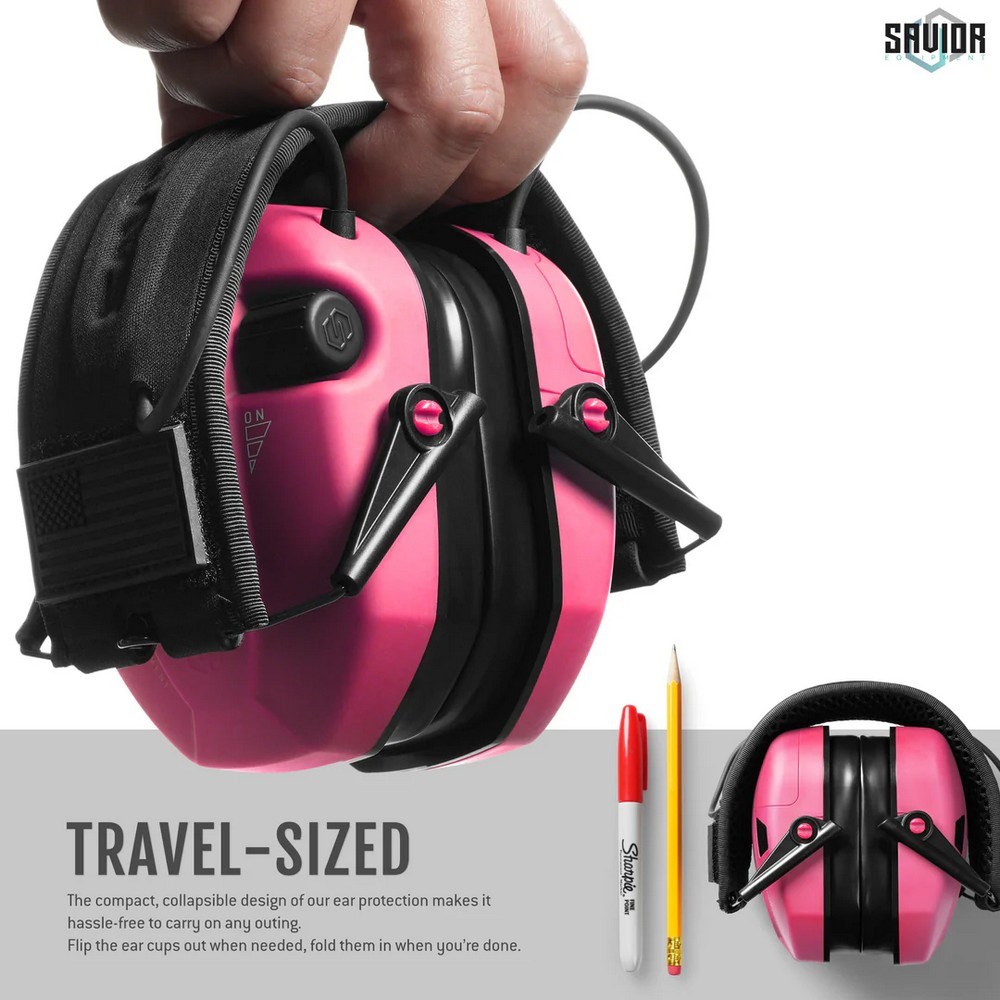 SAVIOR APOLLO Elektronik Atış Kulaklığı (Pembe)